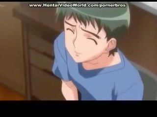 Anime tini diáklány sets fel tréfa fasz -ban ágy