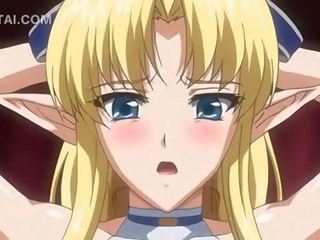 Terrific szőke anime fairy pina bevágta kemény